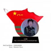 退伍军人纪念品玉盘摆件老兵送战友聚会活动留念军旅部队礼品