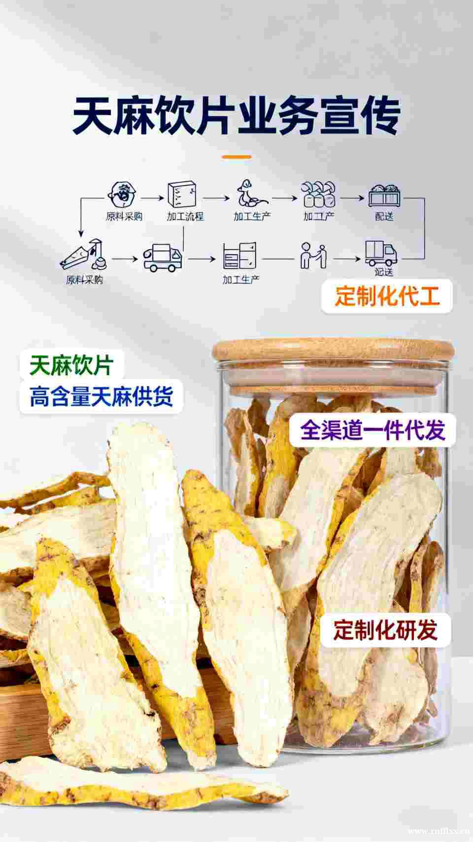 天麻定制研发合作古德生物高含量天麻素0.5%浸出物30%保障 天麻定制研发合作古德生物高含量天麻素0.5%浸出物30%保障